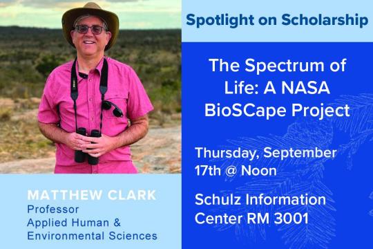 Matthew Clark, The Spectrum of Life, A NASA BioSCape Project Film