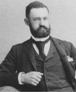 Photograph portrait of Leopold Justi 