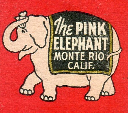 The Pink Elephant, Monte Rio California