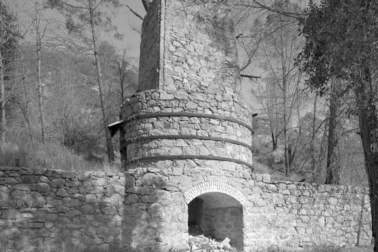 A decayed building made of stone.