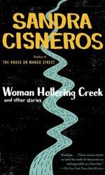 Back background with a river running through the center. Woman hollering creek and other stories