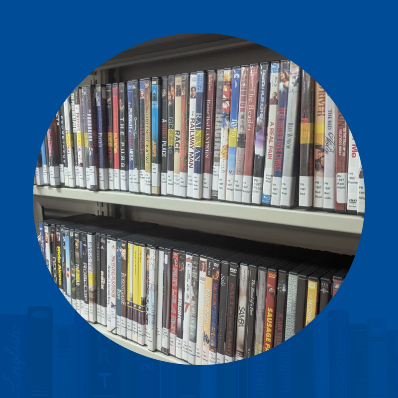 Row of Dvds