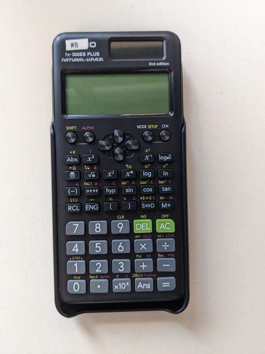 Photo of scientific calculator