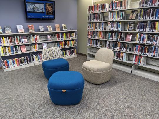 Photo of comfortable seating in Lobo's Lounge