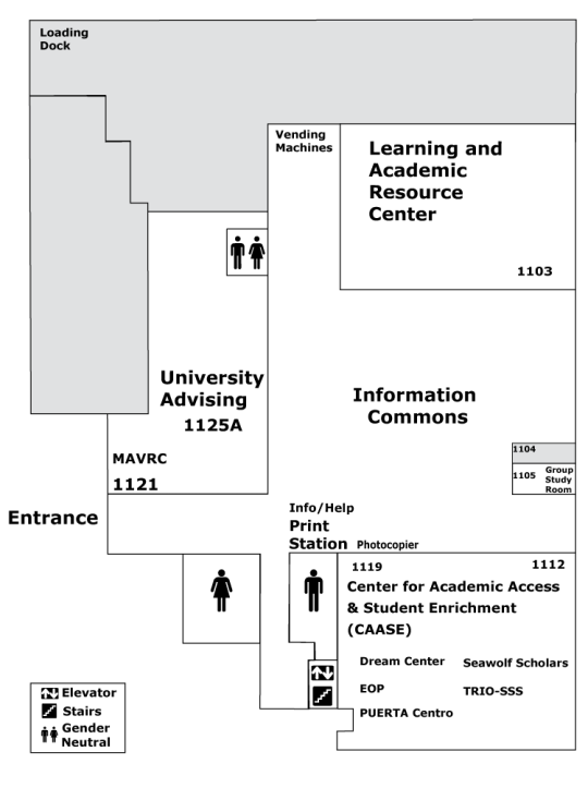 First floor of the Library