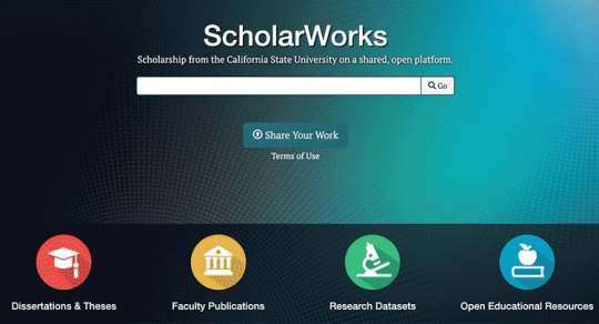 Scholarworks homepage